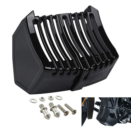 Precision Oil Cooler Cover Fit For Harley Touring Street Road Glide King 17-23