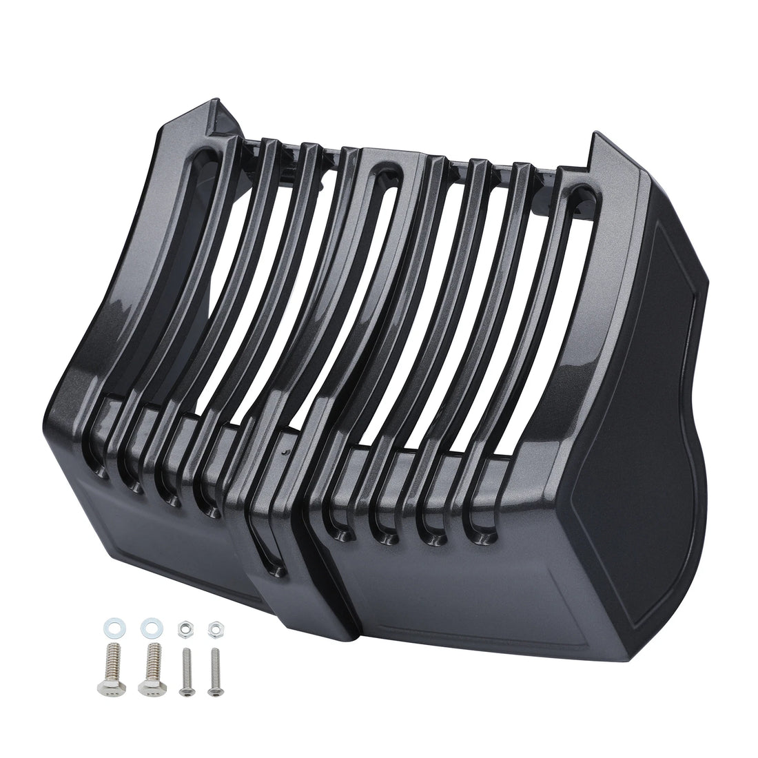 Oil Cooler Cover Fit For Harley Electra Glide 2017-23 Black Geometric Shape Fade