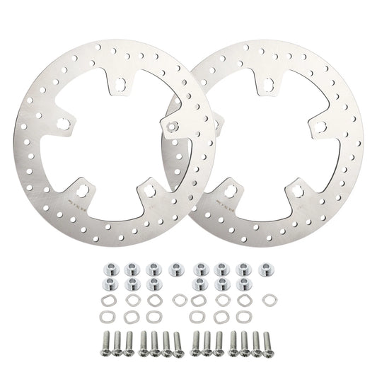11.8" Front Brake Rotors Bolts Fit For Harley Electra Road Street Glide 2014-24