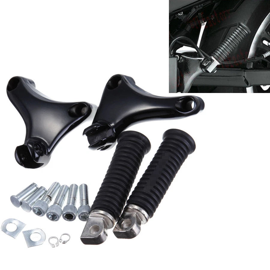 Passenger Rear Foot Pegs Footpegs Mount For Harley 1200 XL Sportster 2004-2013