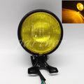 High Low Beam 5" Retro Black Headlight For Harley Cafe Racer Bobber Motorcycle