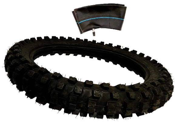 New 80/100-12 High Performance Tire + Tube Dirt Bike E-BIKES Minibikes Racing