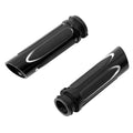 1'' 25mm CNC Electric Handle Bar Grips Fit For Harley Softail Slim Fat Boy Flstf