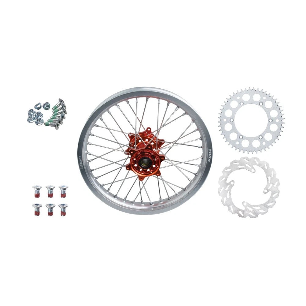 Tusk 1931330257ebd1-33150f Imp. Comp Rear Wheel Pack 18x2.15 Silver Rim/Silver