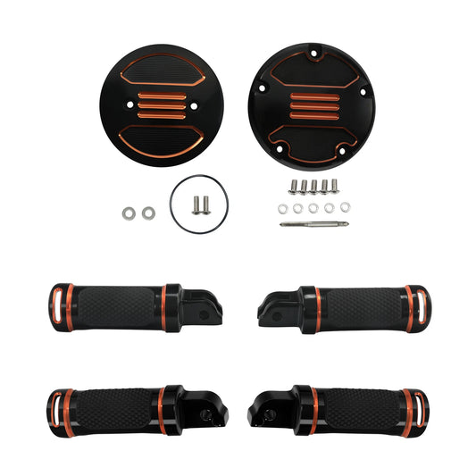 Alternator Clutch Covers Footpegs Fit For Harley Sportster S RH1250S 2021-2025
