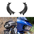 Front Headlight Fairing Vents Black Fit For Harley Touring Road Glide 2015-2023