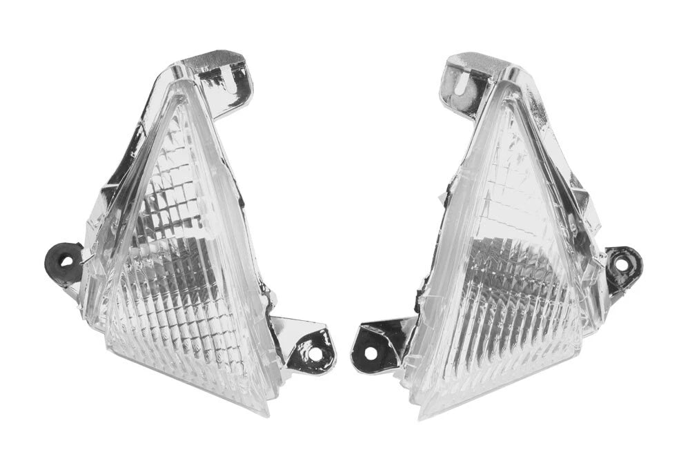 Front Turn Signals Clear Lens Fit For Kawasaki Ninja ZX6R 2007-2012 Z1000 07-13