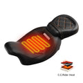 Low-Profile Heated Driver & Passenger Seat Fit For Harley CVO Road Glide 2009-23
