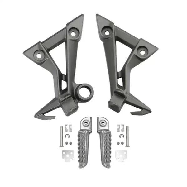 Silver Passenger Rear Foot Peg Bracket For Kawasaki Ninja 300 EX300 2013-2017 16