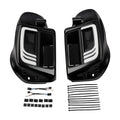 Lower Vented Leg Fairing & Turn Light Fit For Harley Street Road Glide 2014-2024