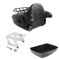 King Trunk Pad Rack Solo Mount Fit For Harley Sport Glide 2018-25