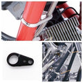 1"25mm Black Custom Frame Throttle Clutch Brake Handlebar Cable Clamp For Harley