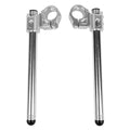 33mm Clip On Handlebar Bar Fit For Kawasaki KZ-305A1/A2 Csr KZ-400A1/A2 Deluxe