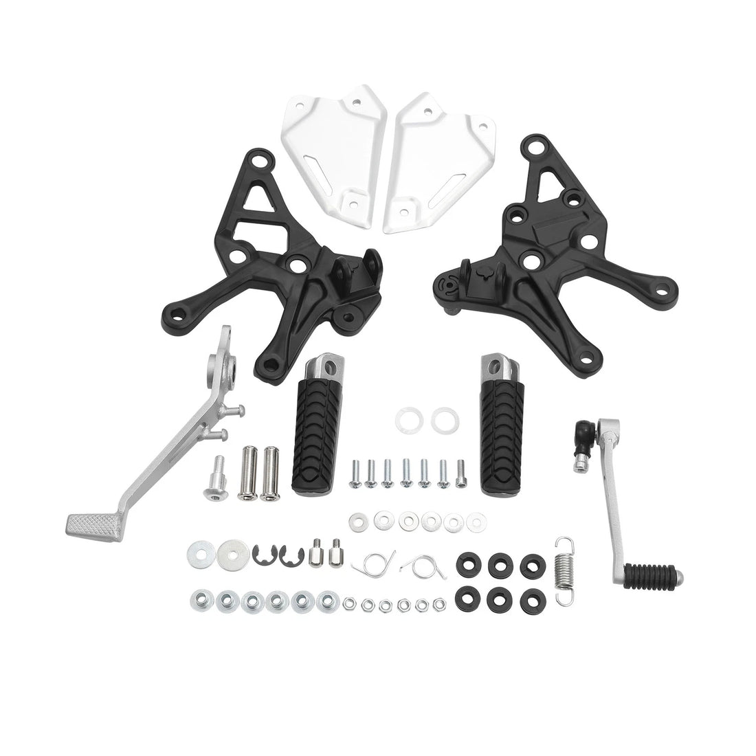 Front Foot Pegs Pedals Bracket Set Fit For Kawasaki Z900 2017-2024 2022 Aluminum