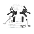 Front Foot Pegs Pedals Bracket Set Fit For Kawasaki Z900 2017-2024 2022 Aluminum
