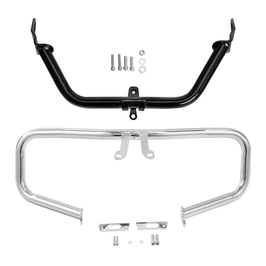 Chrome Chopped Engine Guard Fairing Support Fit For Harley Road Glide 2015-2024