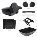 King Trunk Pad Speakers Light Mount Rack Plate Fit For Harley Road Glide 14-2026
