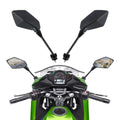 Motorcycle Black Side Rear View Mirrors For KAWASAKI NINJA 650R 2009-2016 2015