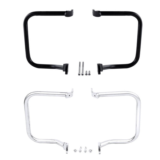 Rear Saddlebags Guard Rails Crash Bar Fit For Harley Heritage Softail 2000-2017