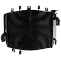 Black Radiator Engine Cooling Cooler Fit For Kawasaki Ninja ZX6RR ZX600 05-06