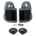 Vented Lower Fairing Speakers Fit For Harley Touring Flhxse 2014-23 Gunship Gray