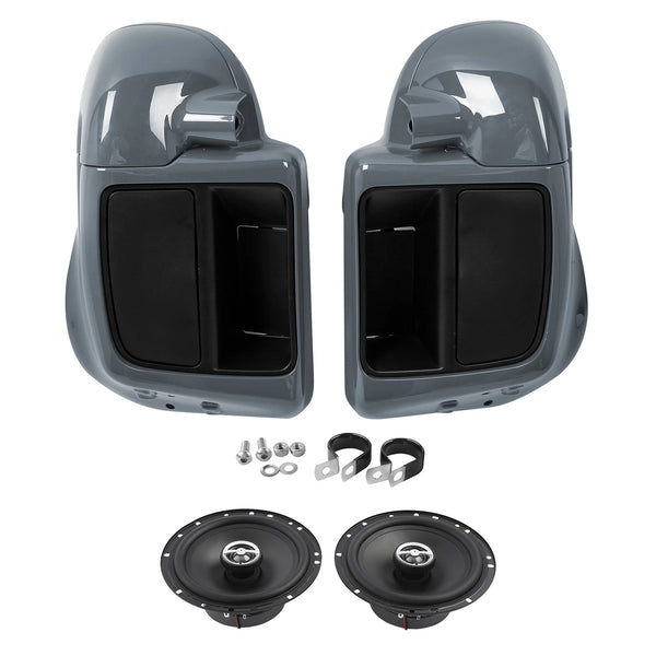 Vented Lower Fairing Speakers Fit For Harley Touring Flhxse 2014-23 Gunship Gray