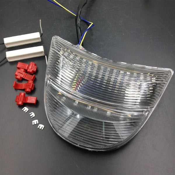 Motorcycle Clear Led Tail Brake Light Turn Signals Fit Honda CBR954RR 2002 2003