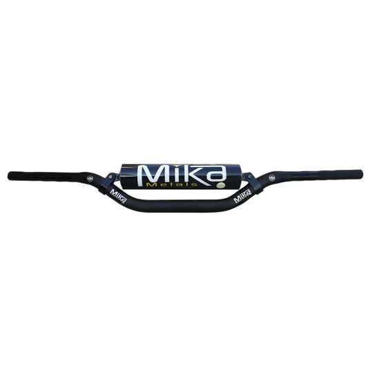 Mika Metals 7/8" Handlebars RC/Hon/Kaw Stock Bend Black/Black