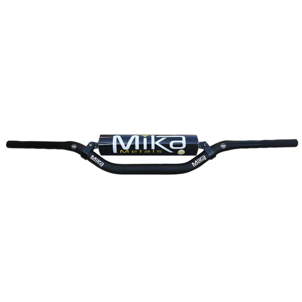 Mika Metals 7/8" Handlebars RC/Hon/Kaw Stock Bend Black/Black