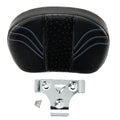 Black Passenger Backrest Pad Fit For Harley Road King Glide Electra Street Glide