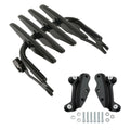 Black Stealth Luggage Rack Dock Hardware Kit Fit For Harley Street Glide 09-2013