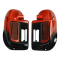 Lower Vented Fairings Fit For Harley Touring 14+ Sunset Orange/Sunset Black Fade
