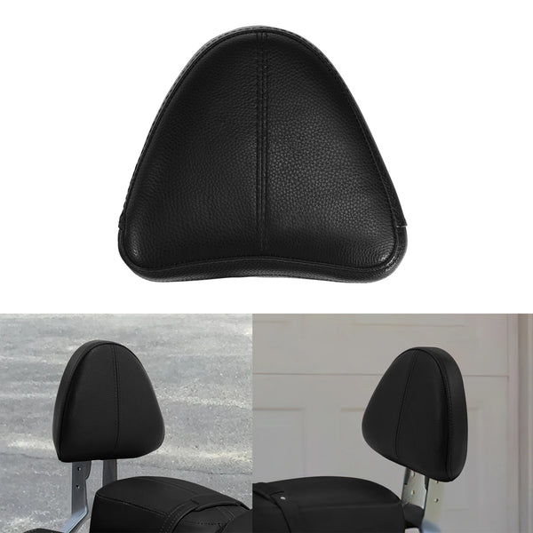 Black Genuine Leather Passenger Sissy Bar Pad Fit For Indian Scout Sixty 2016-24