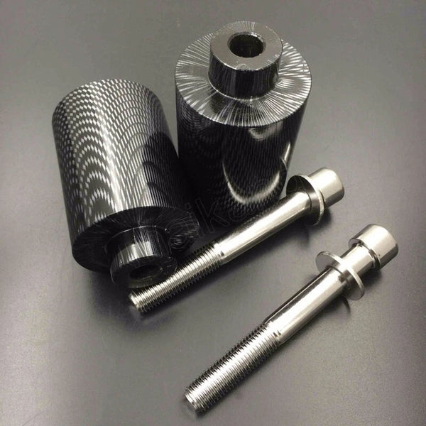 Fit For 2004-2012 11 Yamaha FZ6 Motorcycle Frame Sliders Crash Protector Carbon