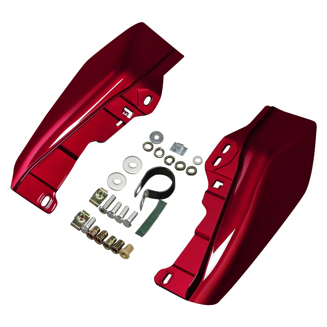 Mid Frame Deflector Fit For Harley Touring Road Glide 09-23 Velocity Red Sunglo