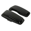 Vivid Black Hard Saddlebag Lids Fit For Harley Touring Street Glide 2014-2023
