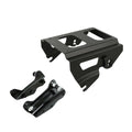 Black Detachable Solo Mounting Rack w/ Docking Fit For Harley Road Glide 09-2013