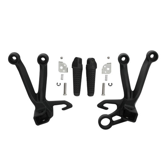 Passenger Footrests Footpegs Bracket Fit For Suzuki GSXR1000 Gsxr 1000 2003-2004