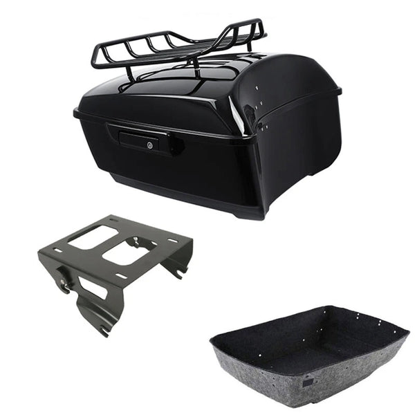 King Trunk Luggage Rack Solo Mount Fit For Harley Touring Cvo Road Glide 14-2026