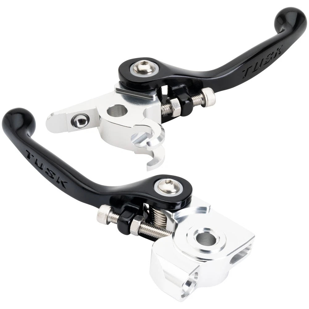 Tusk Axis Folding Lever Set Short Black For KTM 530 XC-W 2008-2011