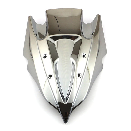 Motorcycle Windshield Windscreen For Kawasaki Z250 Z300 2013-2018 Chrome