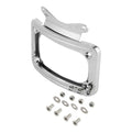 Curved License Plate Mount Frame W/ Light Fit For Harley Street Glide 2010-2023
