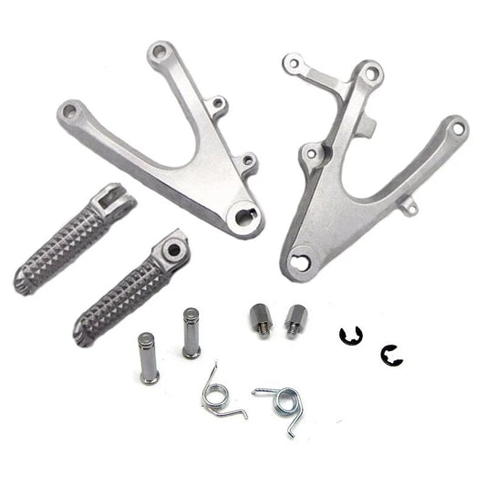 For 2004 2005 2006 Yamaha Yzf R1 Motorcycle Driver Front Foot Peg Bracket Silver
