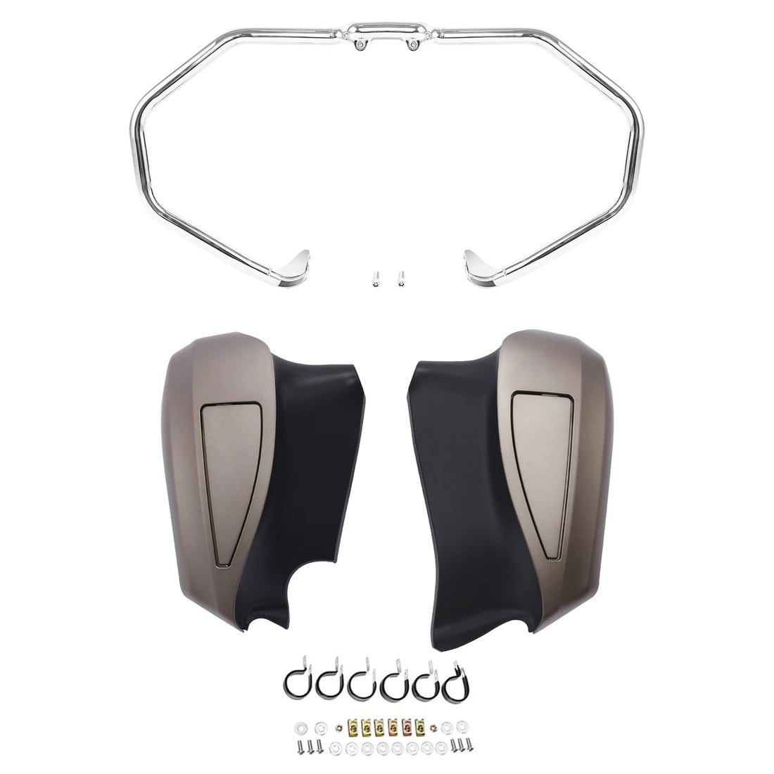 Engine Crash Bar Lower Vented Fairings Fit For Indian Chieftain 2014-2023