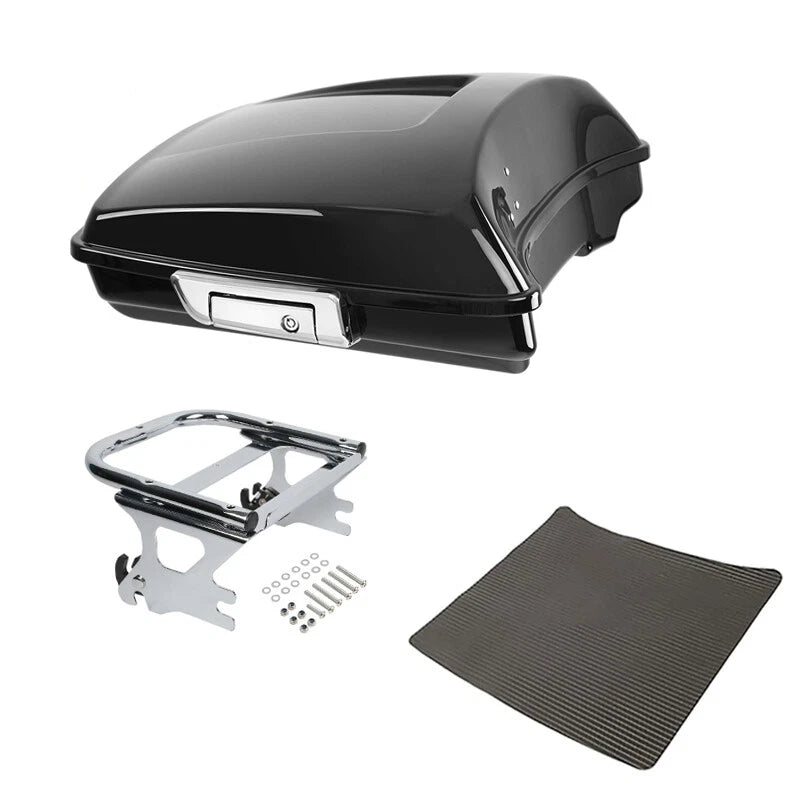 Razor Trunk Two Up Mount Rack Fit For Harley Touring Road King Glide 97-08