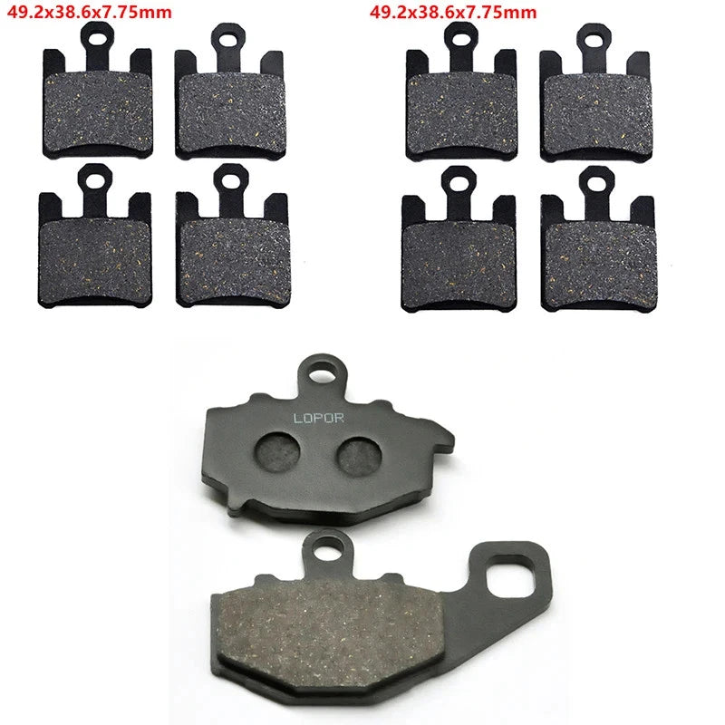 Front Rear Brake Pads For Ka-wasaki ZX6R ZX636 2003-2005 ZX10R ZX1000 2004-2007
