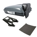 Razor Trunk Backrest Mount Rack Fit For Harley Road Glide 2014-2026 Gunship Gray