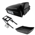 Chopped Trunk Backrest Mount Rack Fit For Harley Heritage Softail Flhcs 2018-26
