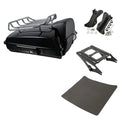 Black Razor Trunk Backrest Mount Rack Docking Kit Fit For Harley Touring 2014-26