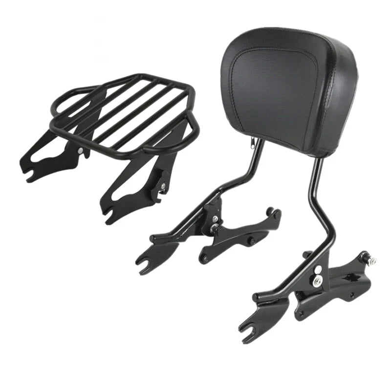 Sissy Bar Backrest Luggage Rack Docking Hardware Fit For Harley Road Glide 14-25